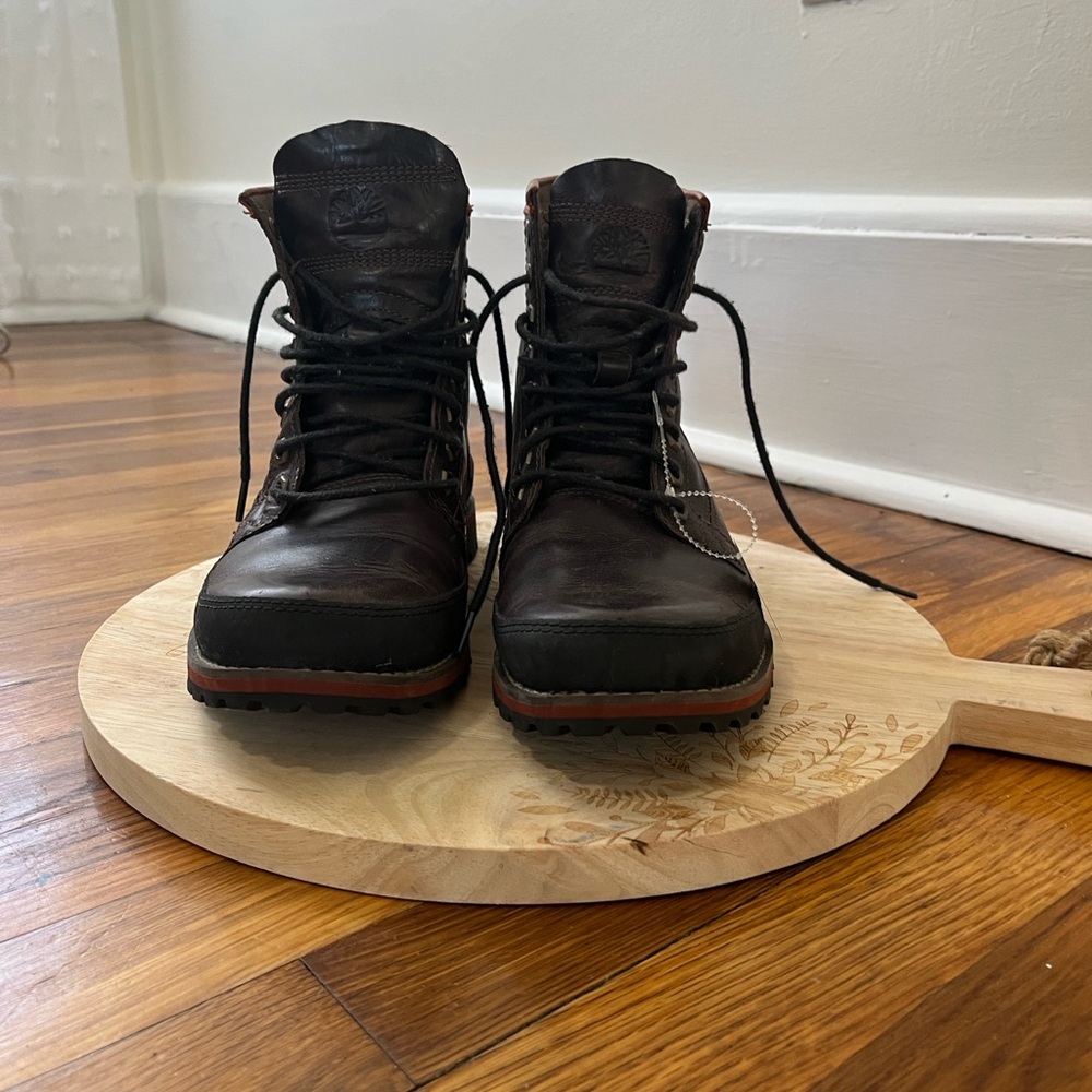 Men's Timberland Earthkeeper Brown Leather Boots size 8